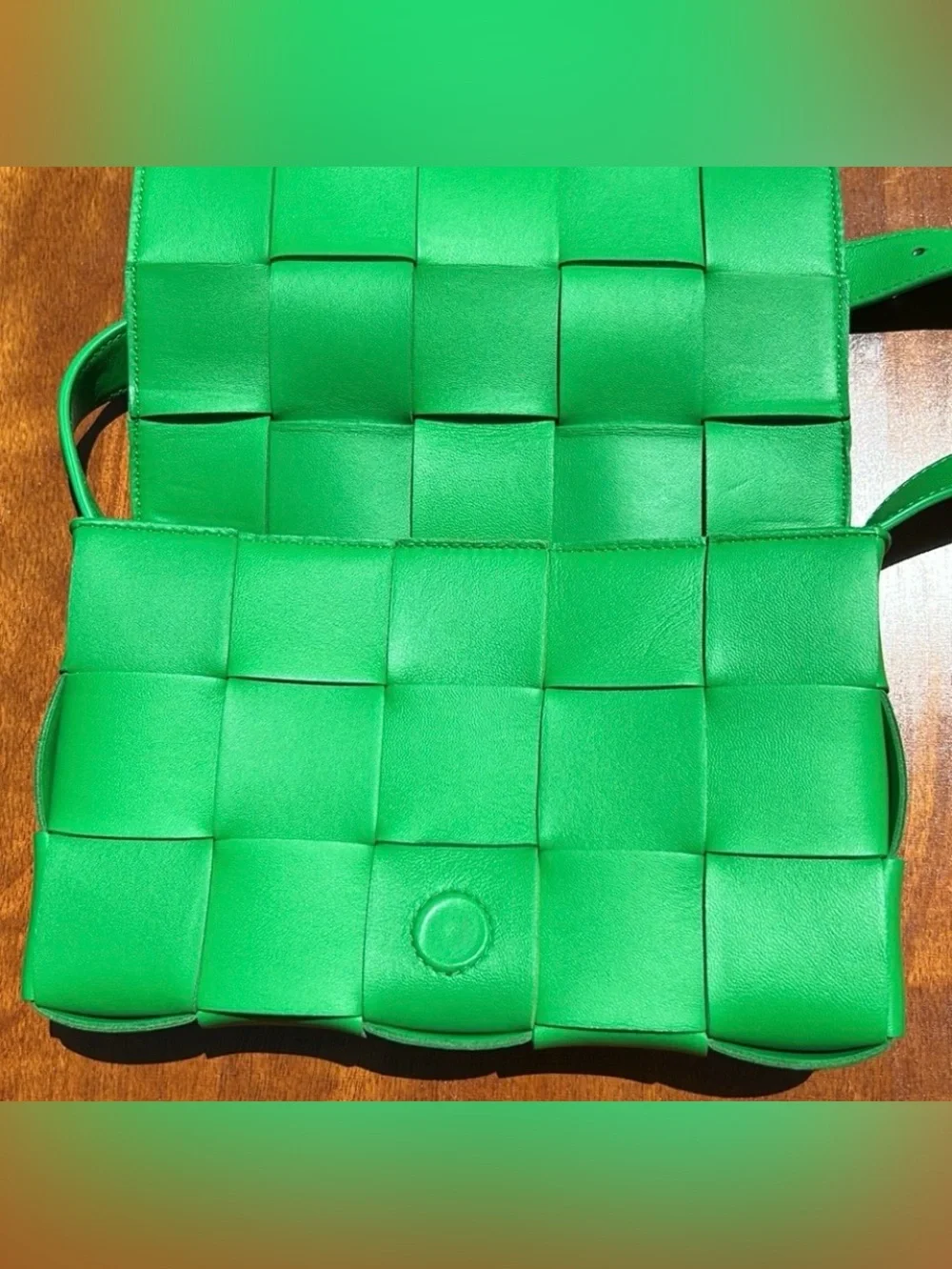 New pre-authenticated Bottega Veneta cassette bag with dust bag
